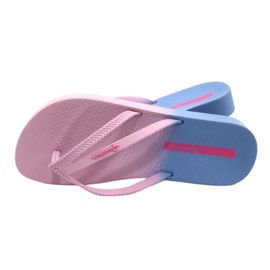 Frauen Flip-Flops Freizeit Ipanema 83385 AJ183 Pink-Blue rosa 4