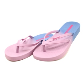 Frauen Flip-Flops Freizeit Ipanema 83385 AJ183 Pink-Blue rosa 3