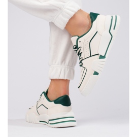 Weiße Shelovet-Sneaker für Damen 2