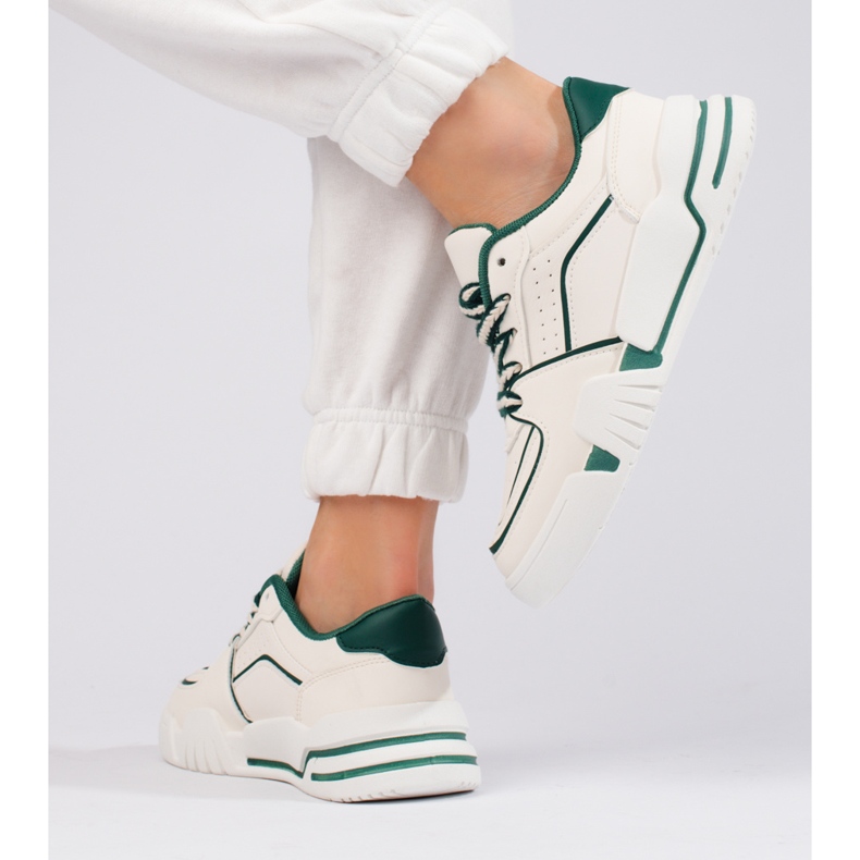 Weiße Shelovet-Sneaker für Damen 2
