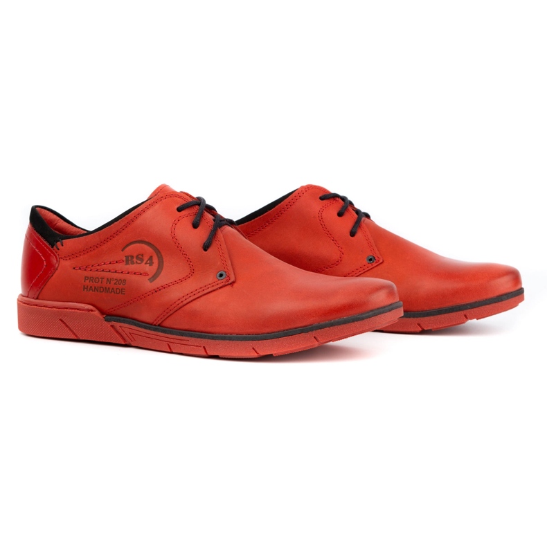 Polbut Herren Lederschuhe 2103 rot 2
