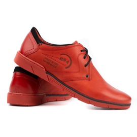 Polbut Herren Lederschuhe 2103 rot 4