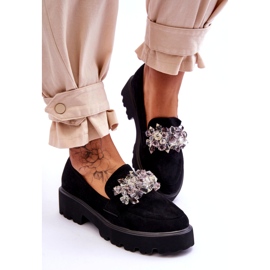 FB2 Verschönerte Plateauschuhe für Damen Schwarz Brenda 3