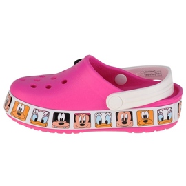 Crocs Fl Minnie Mouse Band Clog T Jr 207720-6QQ rosa 1