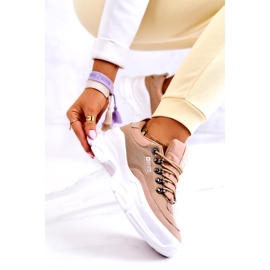 Damen Sportschuhe Turnschuhe Big Star JJ274A222 Beige 7