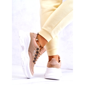 Damen Sportschuhe Turnschuhe Big Star JJ274A222 Beige 6