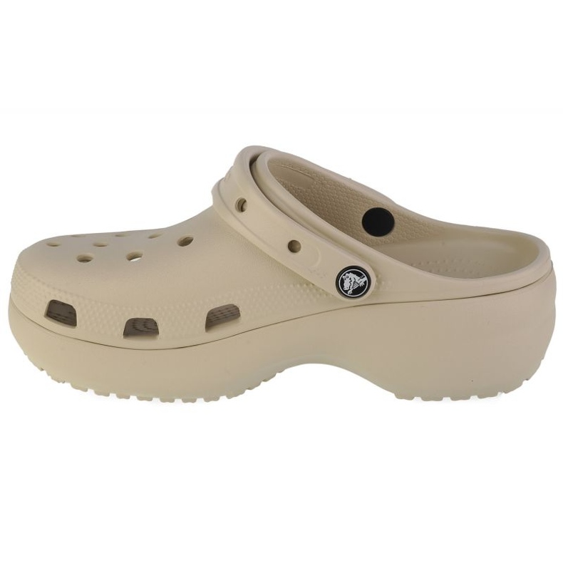 Crocs Classic Platform Clog 206750-2Y2 Flip-Flops beige 1