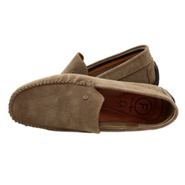 Filippo Beige Herrenmokassins, Wildleder, MP923/23 TP, Beige 5