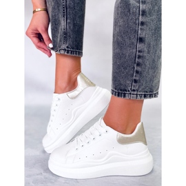 BM Leone Gold Damen Sportschuhe weiß 2