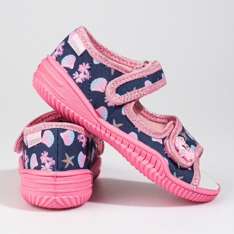 Arielka Viggami rosa Hausschuhe für Mädchen 1