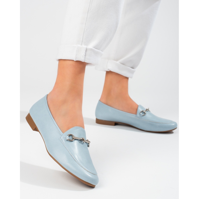 Blaue Damenmokassins von Vinceza 1