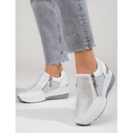Weiße Shelovet-Sneaker für Damen 1