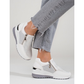 Weiße Shelovet-Sneaker für Damen 2