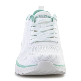 Skechers Bobs Squad Chaos Parallel Lines Schuhe W 117212-OFWT weiß 1