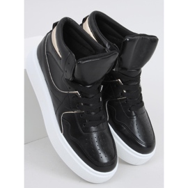 Erva Schwarze High-Top-Sneakers 1