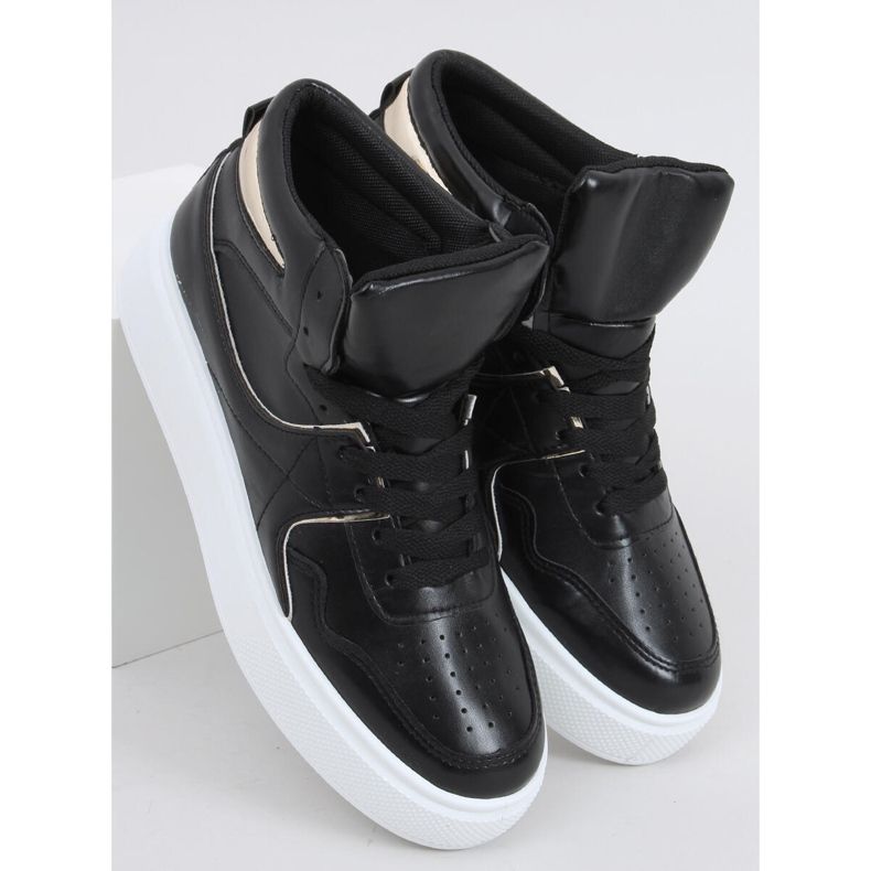 Erva Schwarze High-Top-Sneakers 1