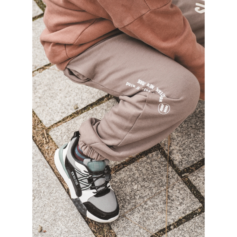 Kinder Sportschuhe Memory Foam System Big Star LL374217 Schwarz-Grau 2