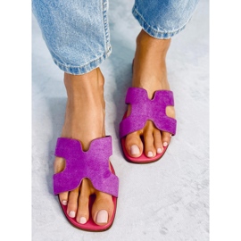 Kalani Purple Damenhausschuhe lila 1