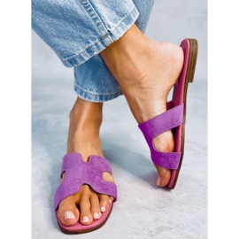 Kalani Purple Damenhausschuhe lila 2