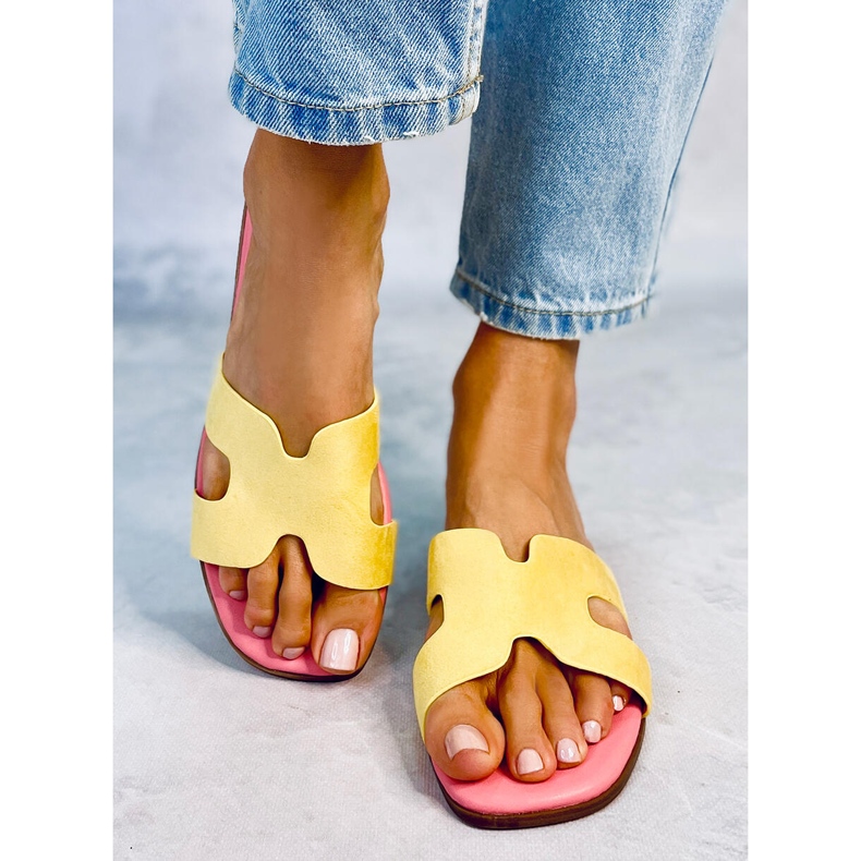 Kalani Gelbe Damenhausschuhe 2