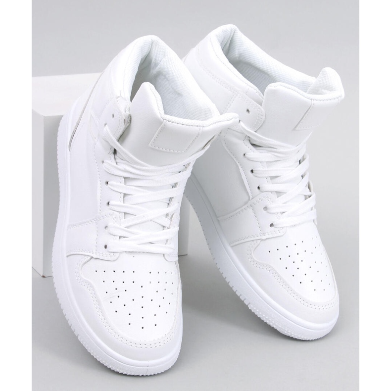 BM High-Top-Sneakers von Harris White weiß 1