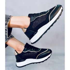 Breland Schwarze Damenturnschuhe 1