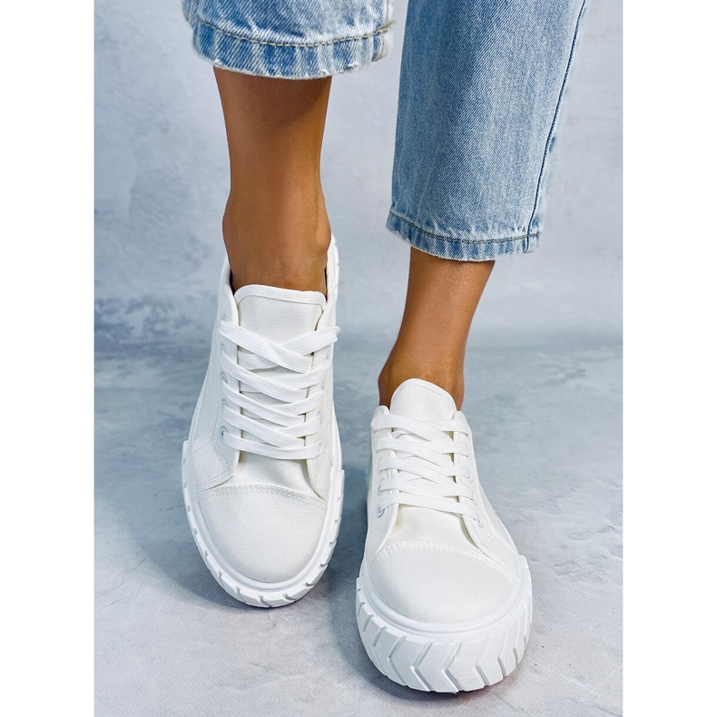 PA1 Hampton White Plateau-Sneaker für Damen weiß 1