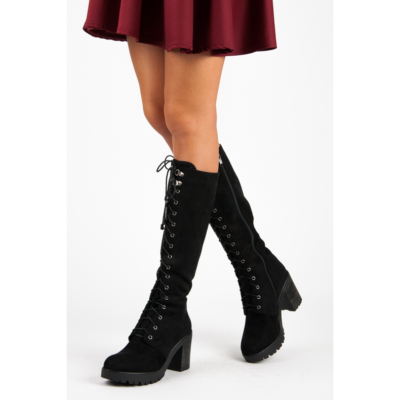 Seastar Arbeitsstiefel zum Schnüren schwarz 2