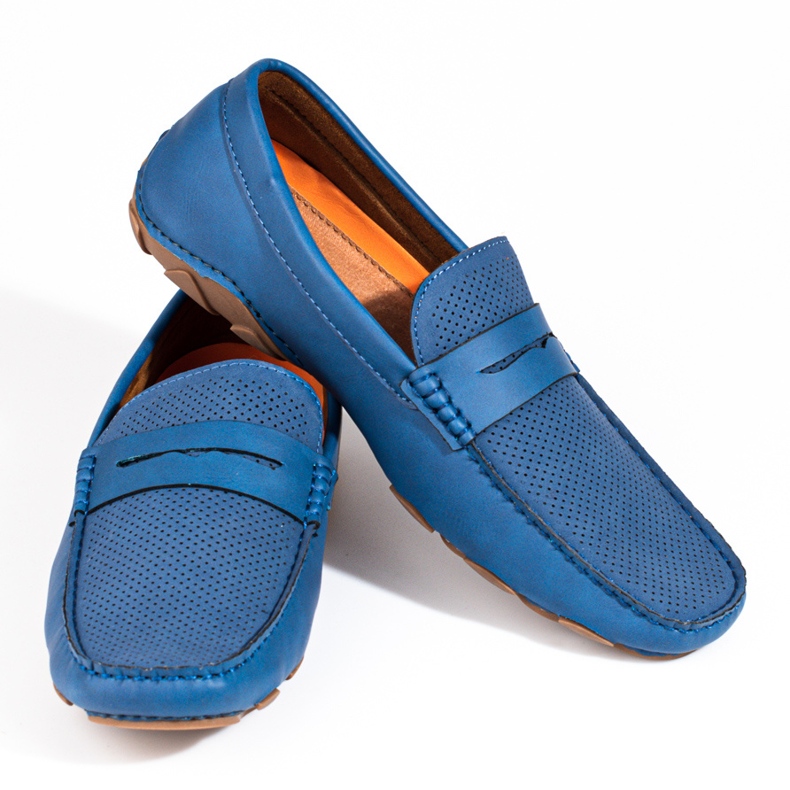 Blaue Shelovet-Loafer für Herren 1