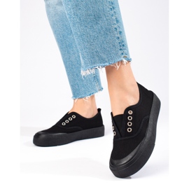 Schwarze Shelovet-Sneaker zum Hineinschlüpfen 2