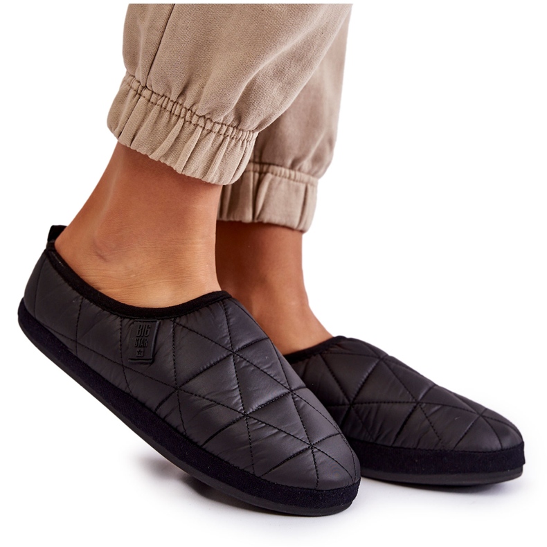 Isolierte Damenhausschuhe Big Star KK274606 Schwarz 4