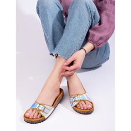 Shelovet gelbe holografische Korkschieber 1