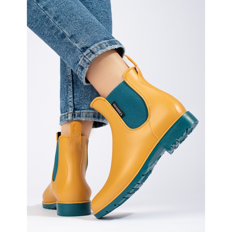 Senffarbene Damenstiefel von T.Sokolski gelb 1