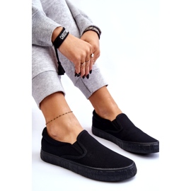 Damen Sneakers Slip-On Big Star LL274392 Schwarz 3