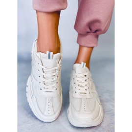 Beige Sportschuhe für Damen VL122P Beige 2