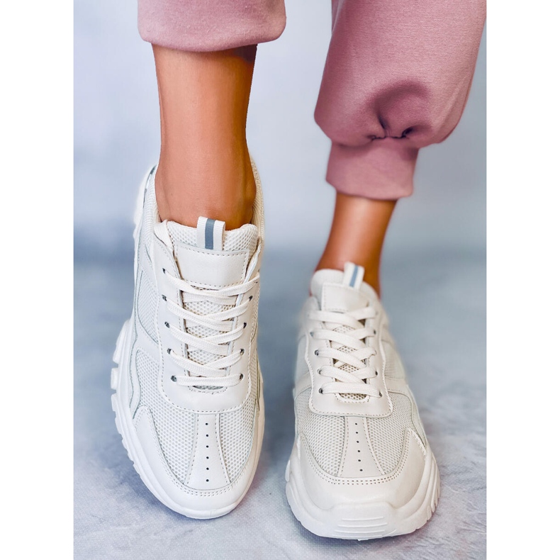 Beige Sportschuhe für Damen VL122P Beige 2