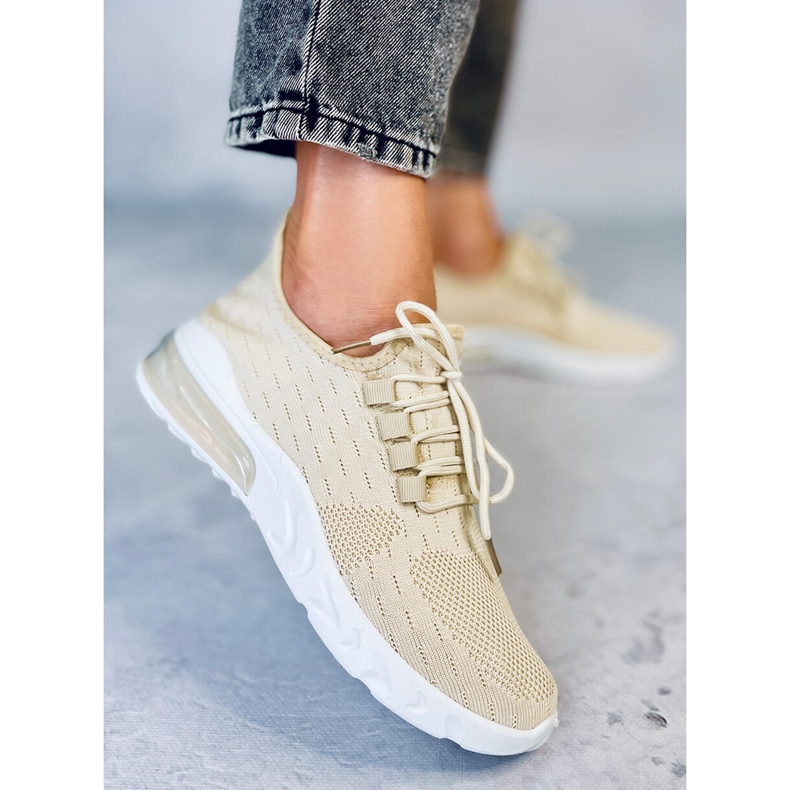 Kessi Beige Sockensportschuhe 2