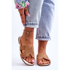 Seastar Klassische Wildlederhausschuhe für Damen Beige Evana 2