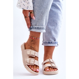 PS1 Vertigo Beige Plateauschuhe für Damen 1