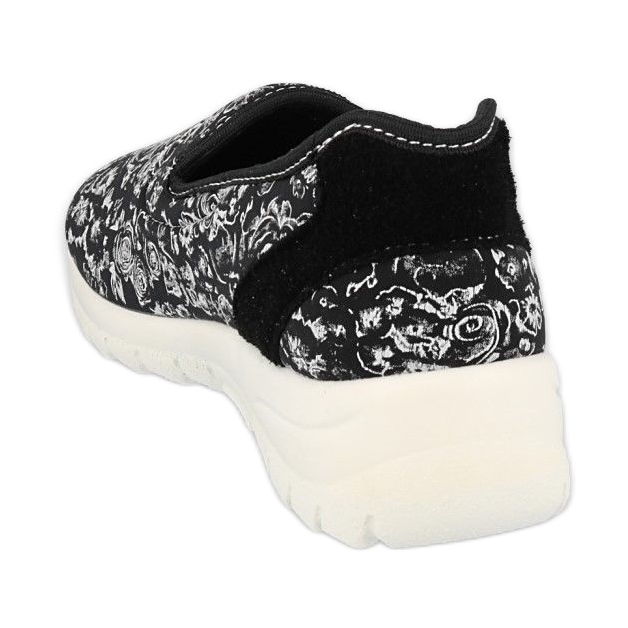 Befado Frauen Sportschuhe 517D019 Schwarze Blumen 3