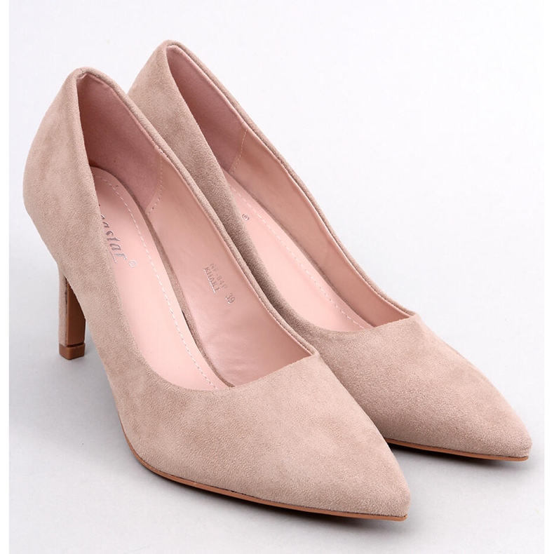 BM Klassische Eurielle Khaki Stilettos für Damen beige 1
