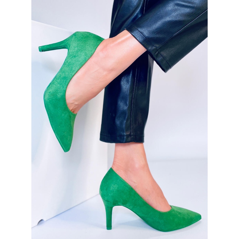 BM Klassische High Heels von Eurielle Green für Damen grün 2