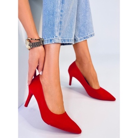 BM Klassische High Heels von Eurielle Red für Damen rot 2