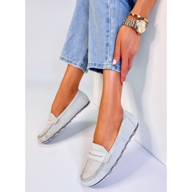 BM Anaya Graue Wildlederloafer für Damen 2