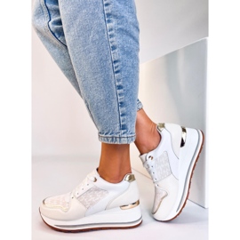 Keilsneaker von Gilmore Beige 2