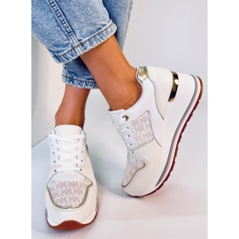 Keilsneaker von Gilmore Beige 1