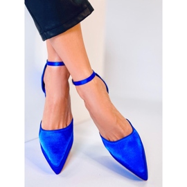 Plateaupumps von Carlie in Marineblau 2