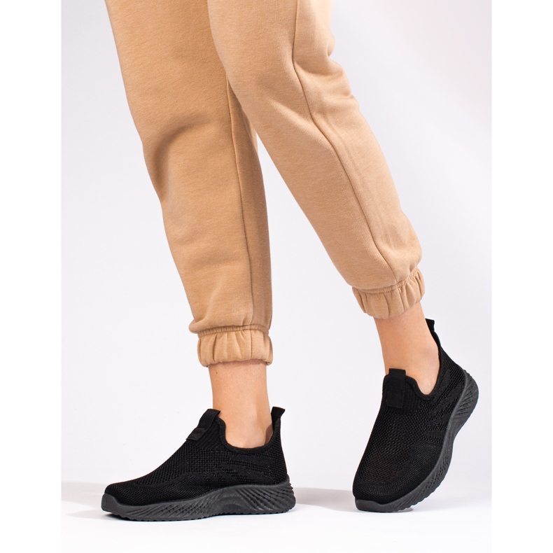 Durchbrochene Damen-Sportschuhe von Shelovet schwarz 2