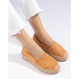 Espadrilles aus Wildleder für Damen Shelovet camel braun 1