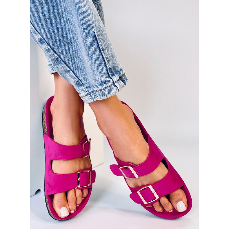 BM Byrd Fuchsia Korkhausschuhe rosa 2